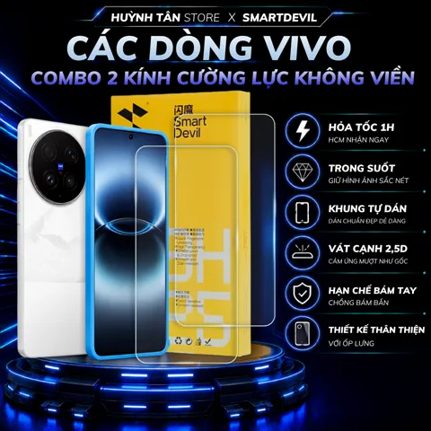 Bộ 2 kính cường lực trong suốt