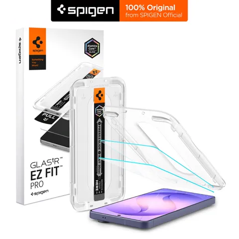 Bộ 2 kính cường lực Spigen Glas.tR EZ Fit Pro kèm khung dán