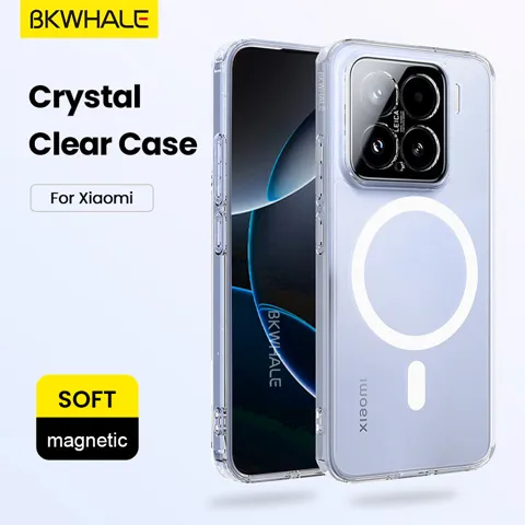 Ốp lưng BKWHALE trong suốt từ tính, chống sốc